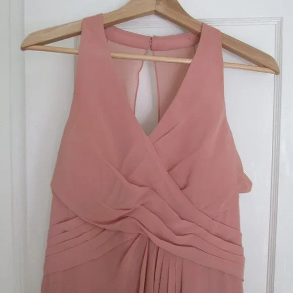 Azazie Bridesmaid Dress Pink Size A14 - Picture 1 of 5